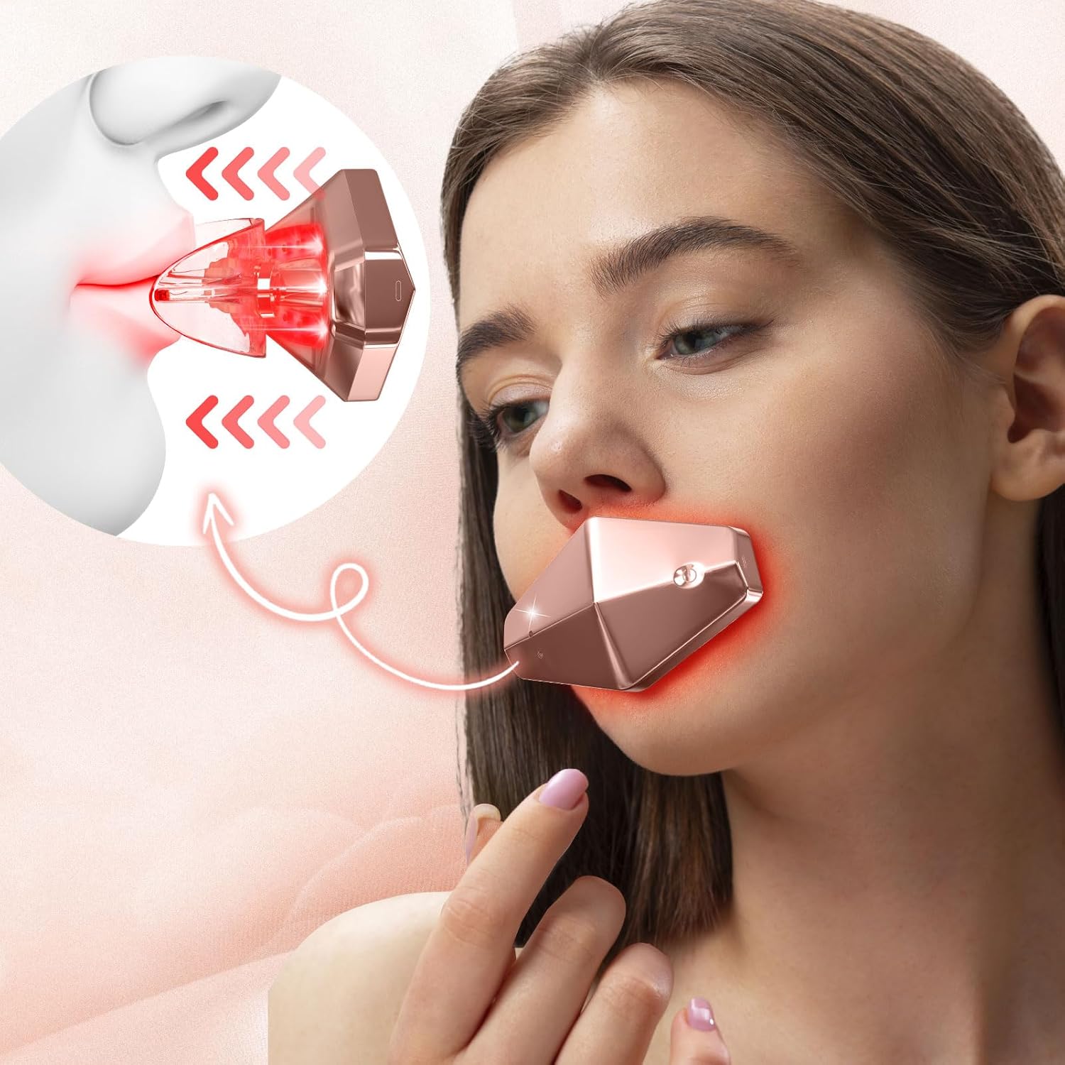 Infrared Light Therapy Lip Care Device