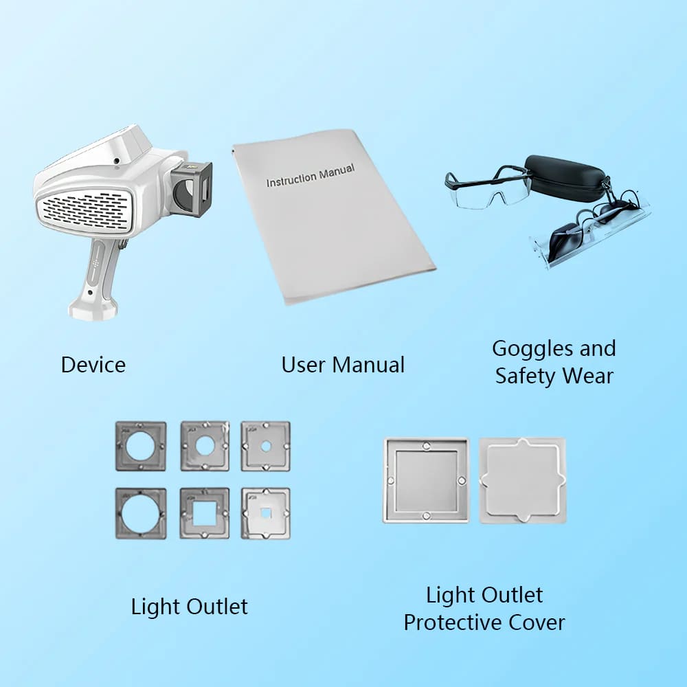 Targeted 308nm Excimer Lamp for Vitiligo & Psoriasis - Focused UVB Phototherapy Device for Home Use